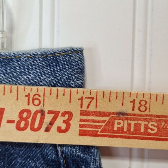 Arizona Jean Co Junior Women’s  Flare Leg Jeans‎ Size 15 Medium Wash High Rise - Picture 8 of 14